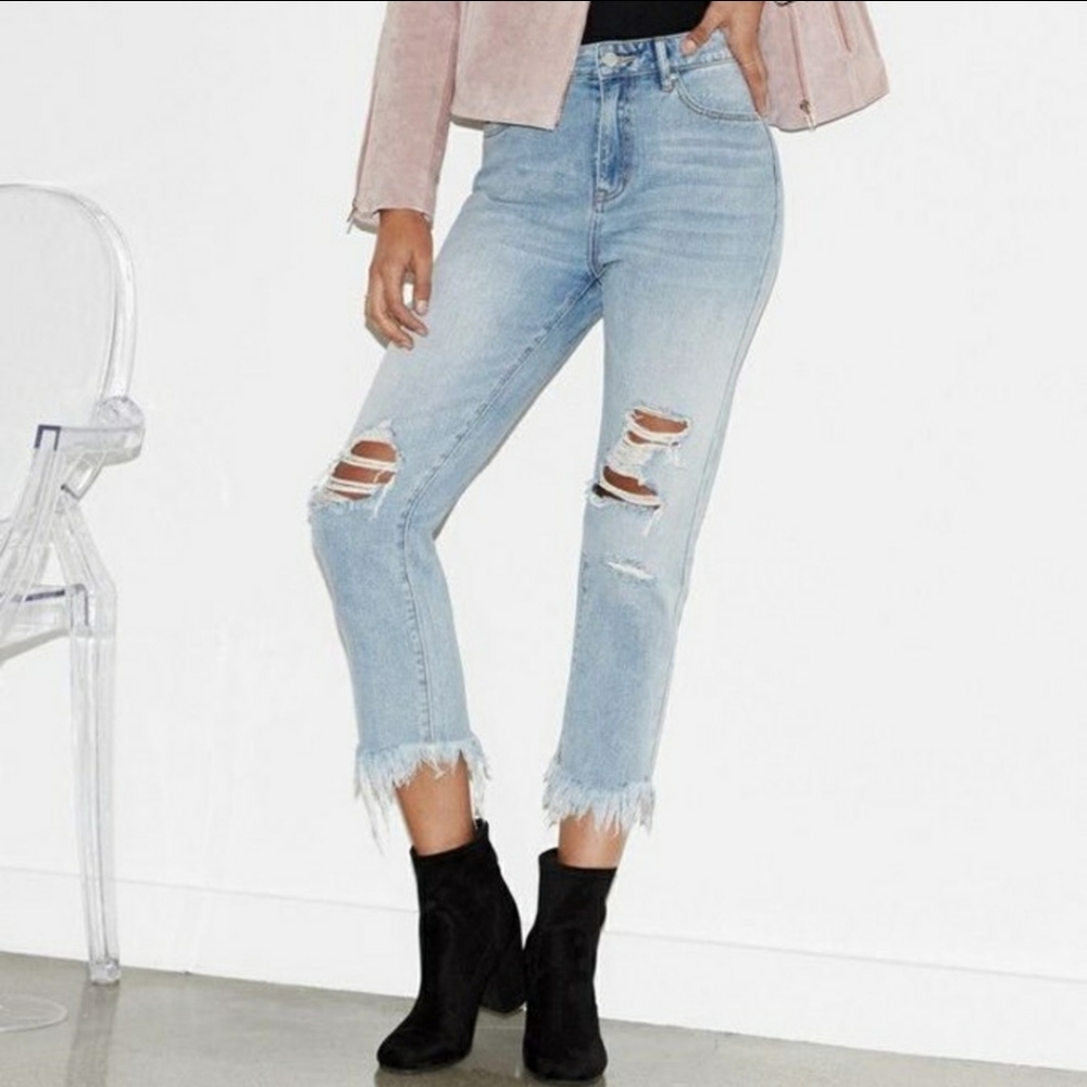 Kendall & kylie high rise mom jean